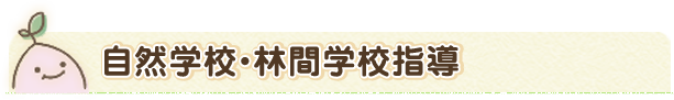 自然学校・林間学校指導